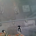 Looking down from the Skydeck, top of the Sears Tower Looking down from the Skydeck, top of the Sears Tower